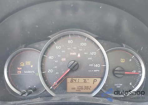 2012 Toyota Yaris Le из США, поврежденный, VIN JTDKTUD38CD541449